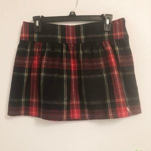 plaid skirt